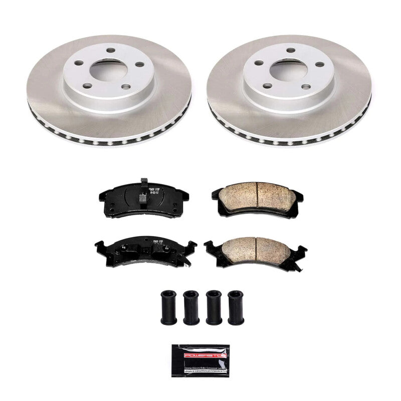 Power Stop 95-05 Pontiac Sunfire Front Semi-Coated Rotor Kit