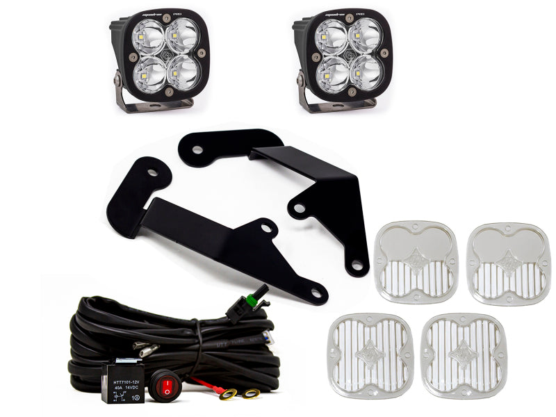 Baja Designs 21+ Ford Bronco Sport Squadron Sport Spot LED Light Pods - Clear 447687