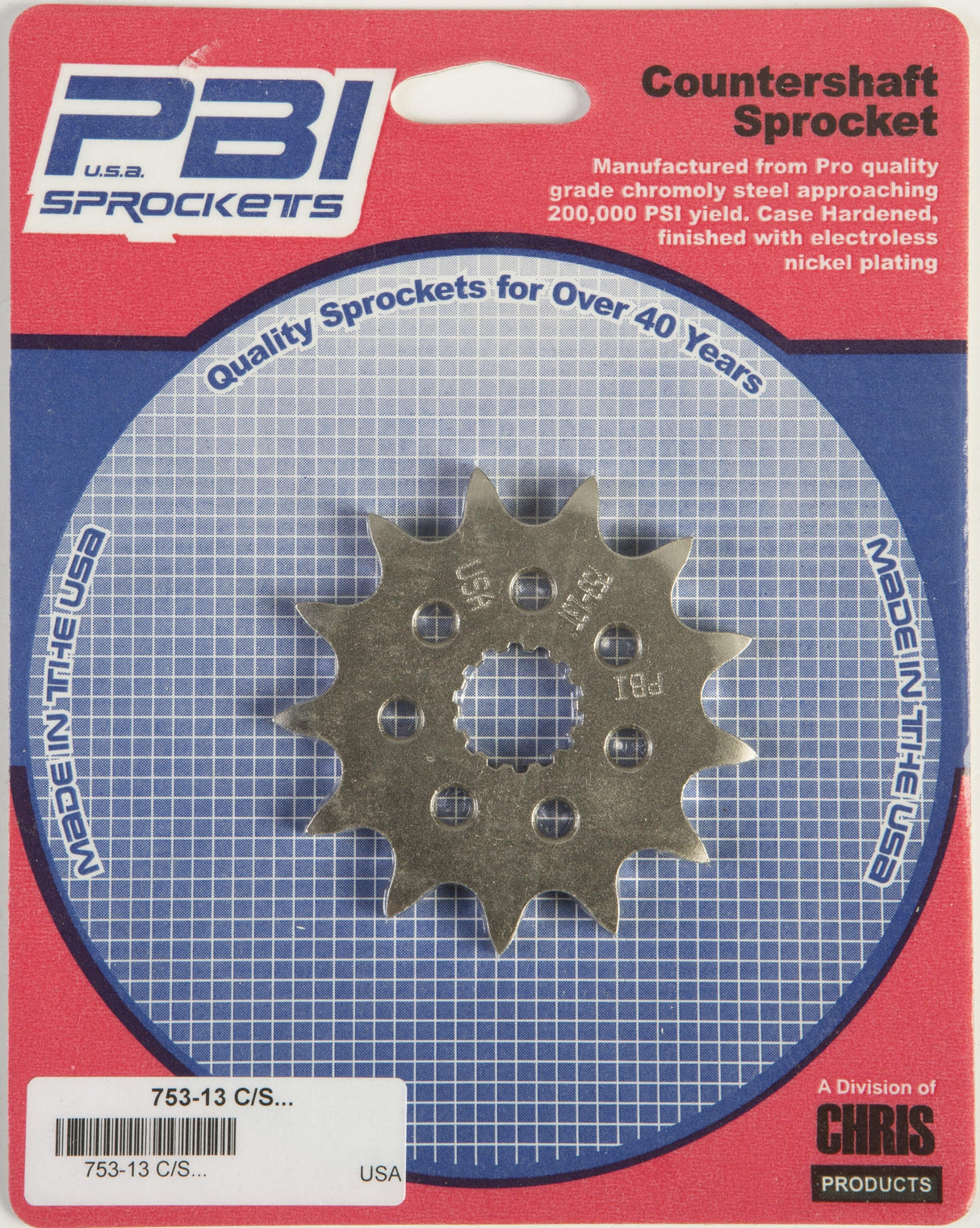 PBIFront Cs Sprocket Steel 13t-520 Gas/Yam753-13