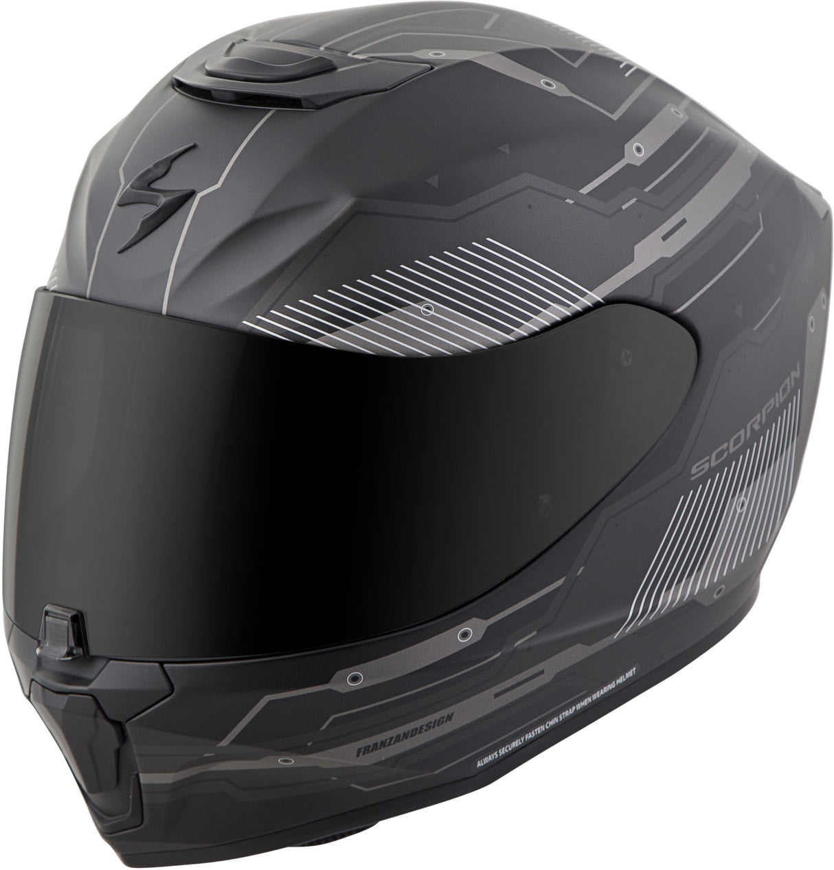 SCORPION EXO Exo-R420 Full-Face Helmet Techno Phantom Xs 42-1012