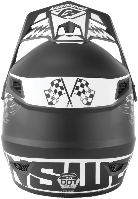 Answer AR1 Sweep Helmet Black/White - Medium 442898