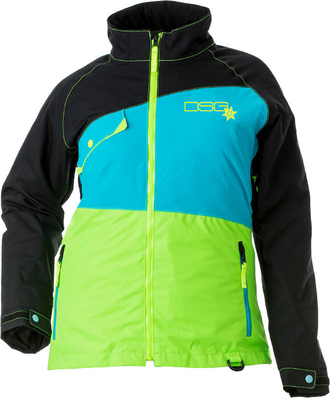 DSG Verge Jacket Black/Blue/Lime Xs 51247