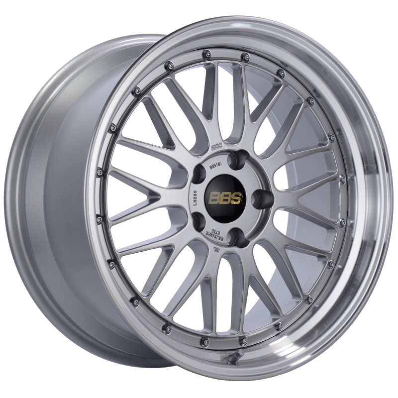 BBS LM 19x11 5x130 ET50 CB71.6 Diamond Silver Center Diamond Cut Lip Wheel LM282DSPK