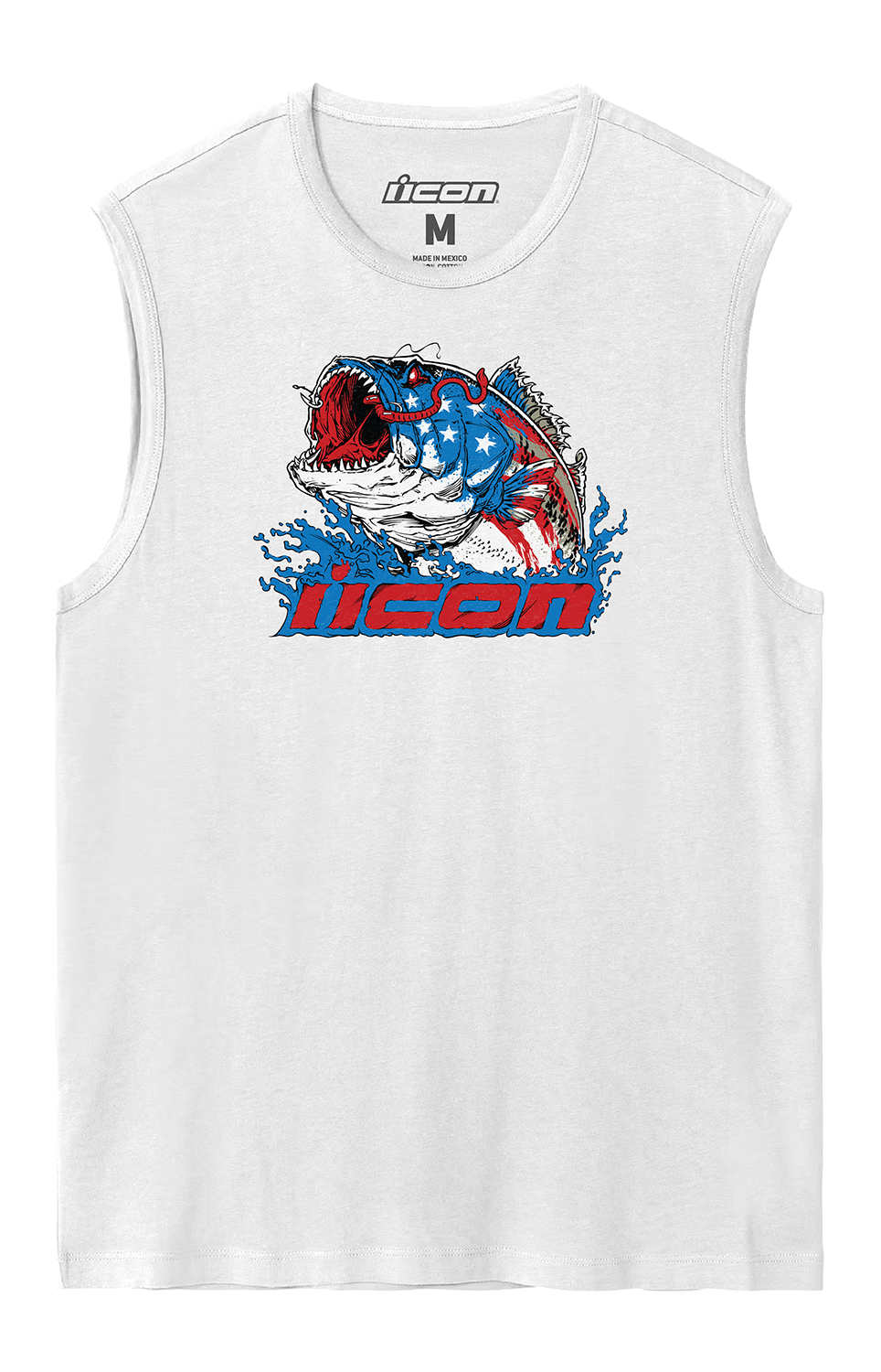 ICON American Basstard™ Tank Top - White - 2XL 3030-24083