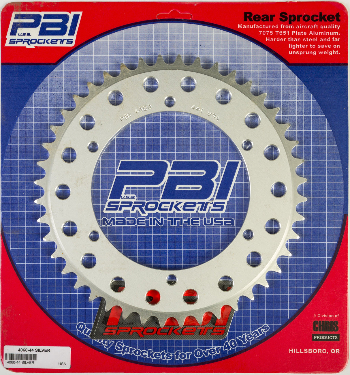 PBIRear Sprocket Aluminum 44t-520 Kaw4060-44