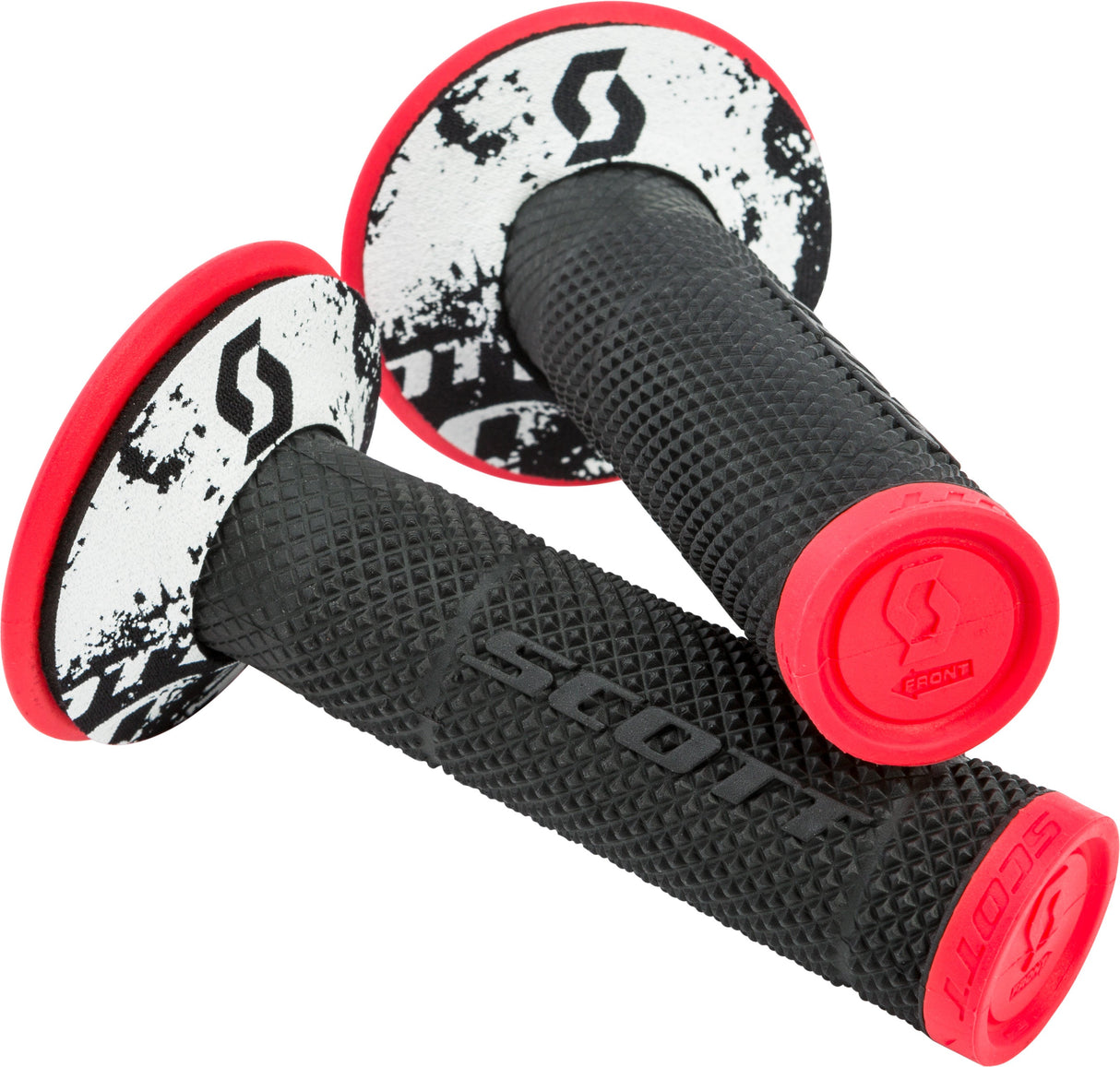 SCOTT Sx2 Grips Neon Red/Black 219624-4959