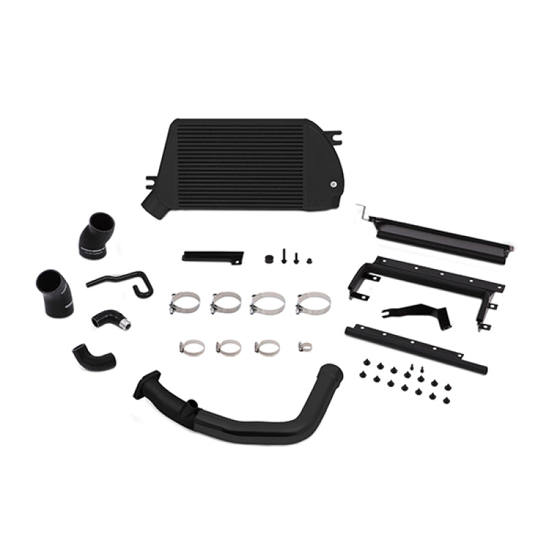 Mishimoto 2015 Subaru WRX Top-Mount Intercooler Kit - Powder Coated Black & Black Pipes MMTMIC-WRX-15BBK