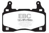 EBC 11-15 Chevrolet Camaro (5th Gen) 6.2 Redstuff Front Brake Pads DP31895C