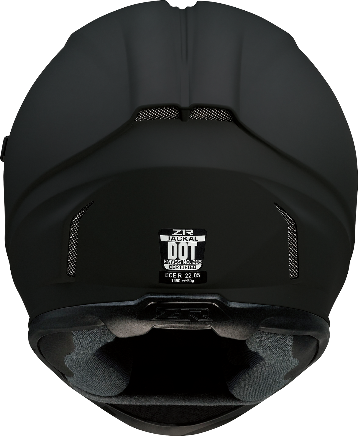 Z1R Jackal Helmet - Flat Black - Smoke - 3XL 0101-13998