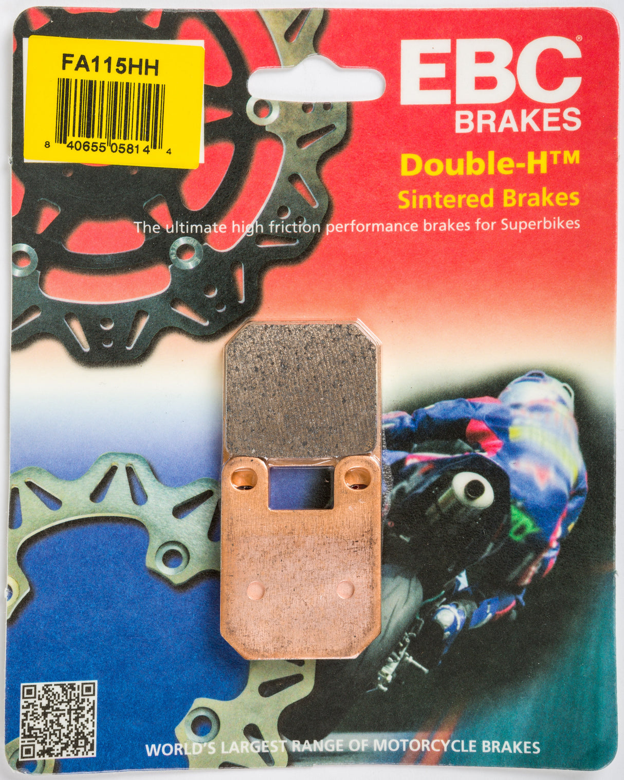 EBC Brake Pads Fa115hh Double-H Sintered FA115HH