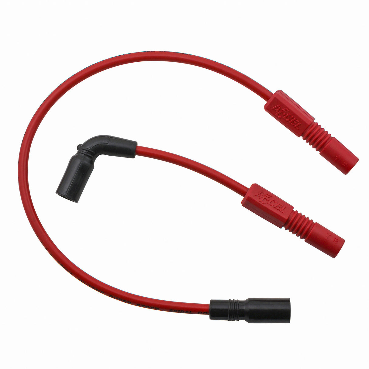 ACCEL Spiral Core Wire Set 8.0mm Red 171110R