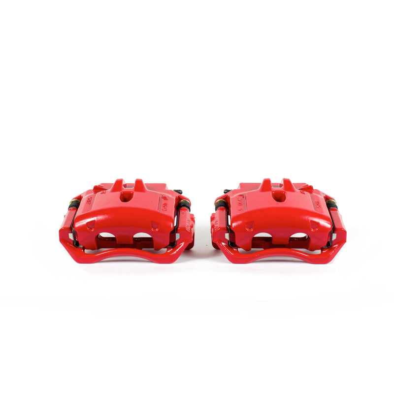 Power Stop 02-05 Ford Thunderbird Front Red Calipers w/Brackets - Pair S4792