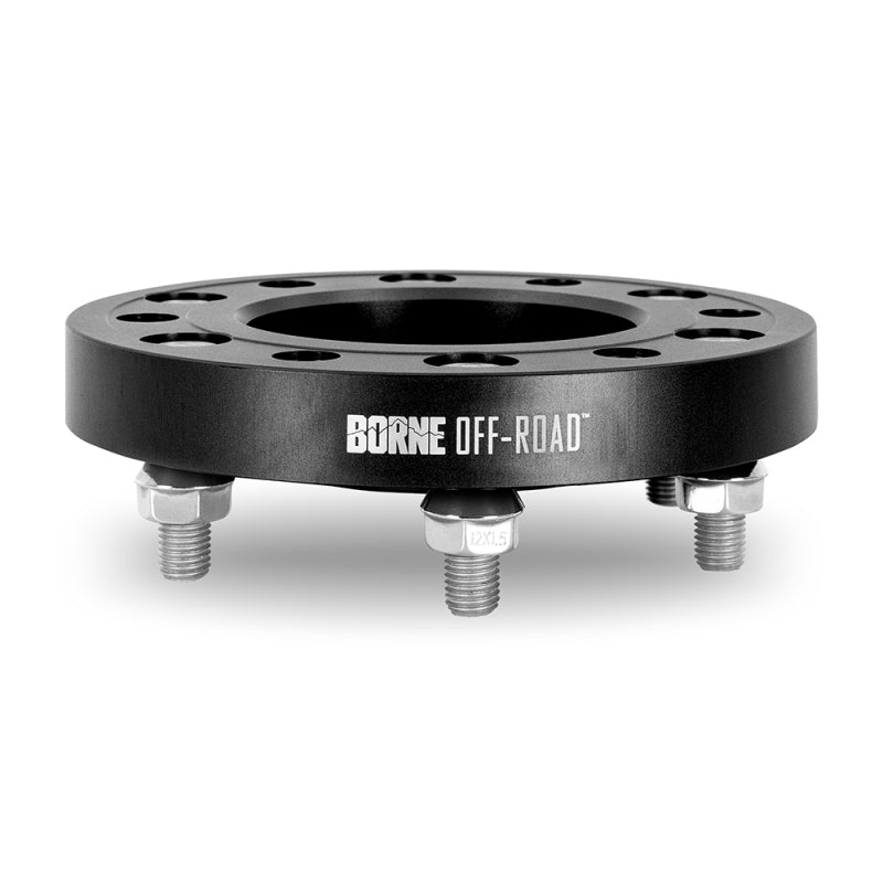 Borne Off-Road Wheel Spacers - 6x139.7 - 93.1 - 25mm - M12 - Black