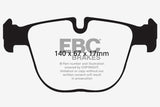 EBC 10+ BMW X5M 4.4 Twin Turbo Yellowstuff Rear Brake Pads DP42008R