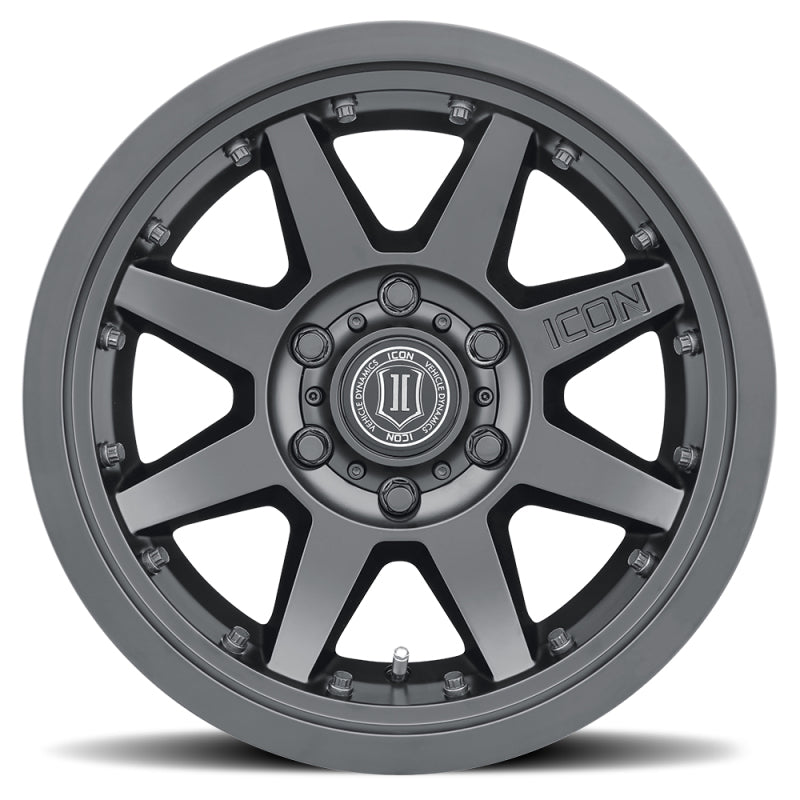 ICON Rebound Pro 17x8.5 6x135 6mm Offset 5in BS 87.1mm Bore Satin Black Wheel 21817856350SB