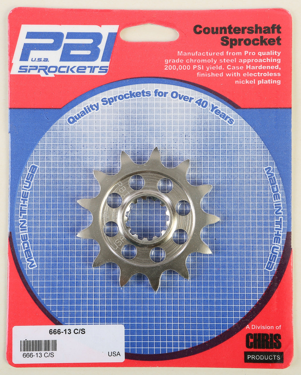 PBIFront Cs Sprocket Steel 13t-520 Suz666-13