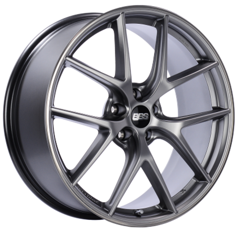 BBS CI-R 19x9 5x120 ET20 Platinum Silver Polished Rim Protector Wheel -82mm PFS/Clip Required CI2302PSPO