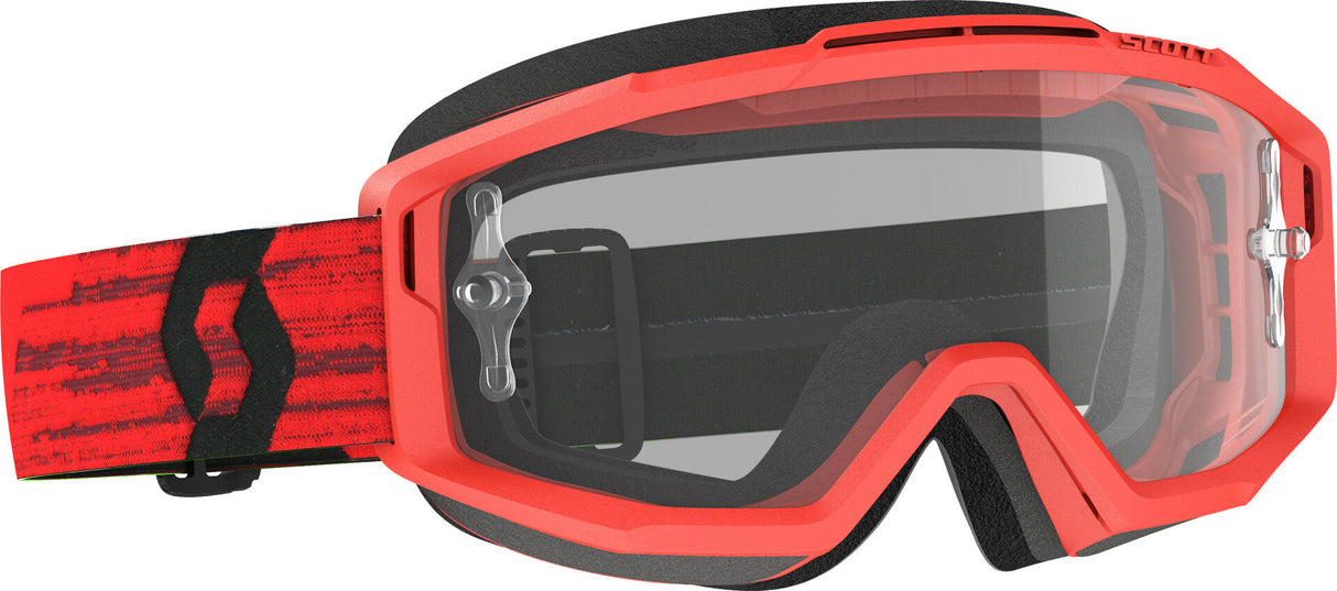 SCOTT Split Otg Goggle Dark Red W/Clear Works Lens 285537-0084113