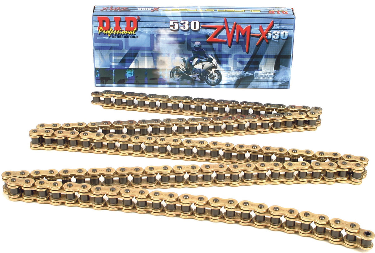 D.I.D Super Street 530zvmxg-160l X-Ring Chain Gold 530ZVMXG160Z