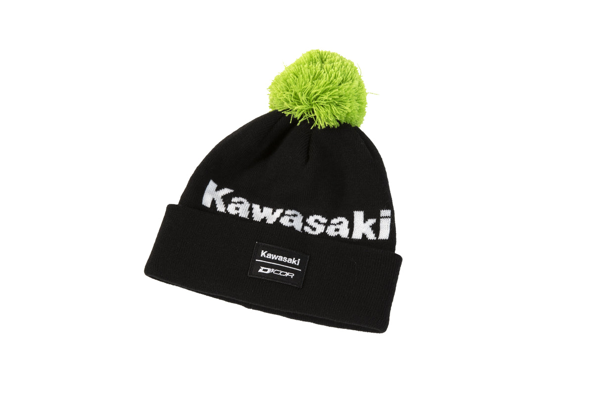 D-COR Kawasaki Beanie Stripe Black 70-134-1