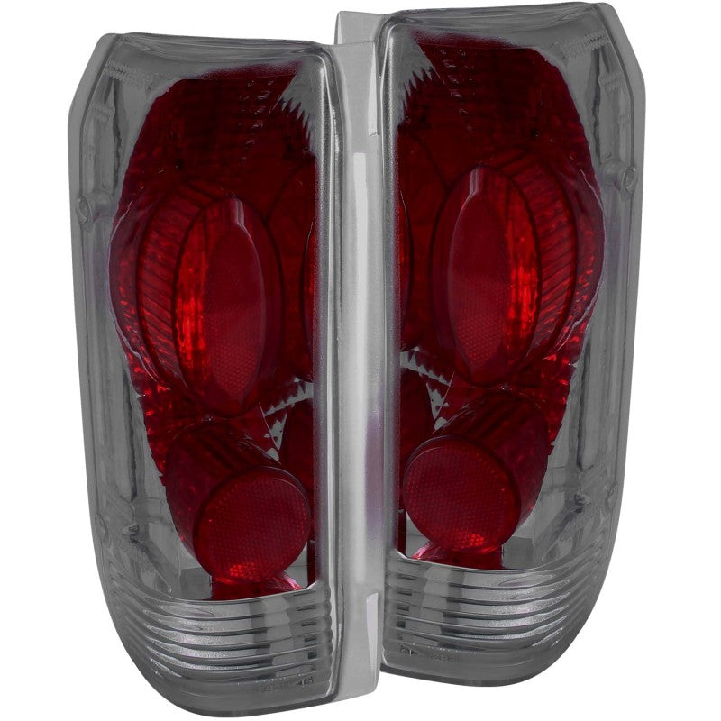 ANZO 1989-1996 Ford F-150 Taillights Smoke 211173