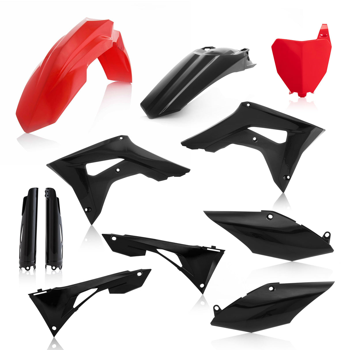 ACERBIS Full Plastic Kit Hon Red/Black 2736251018