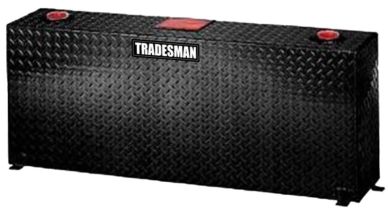 Tradesman Aluminum Vertical Liquid Storage Tank (50 Gallon Capacity) - Black