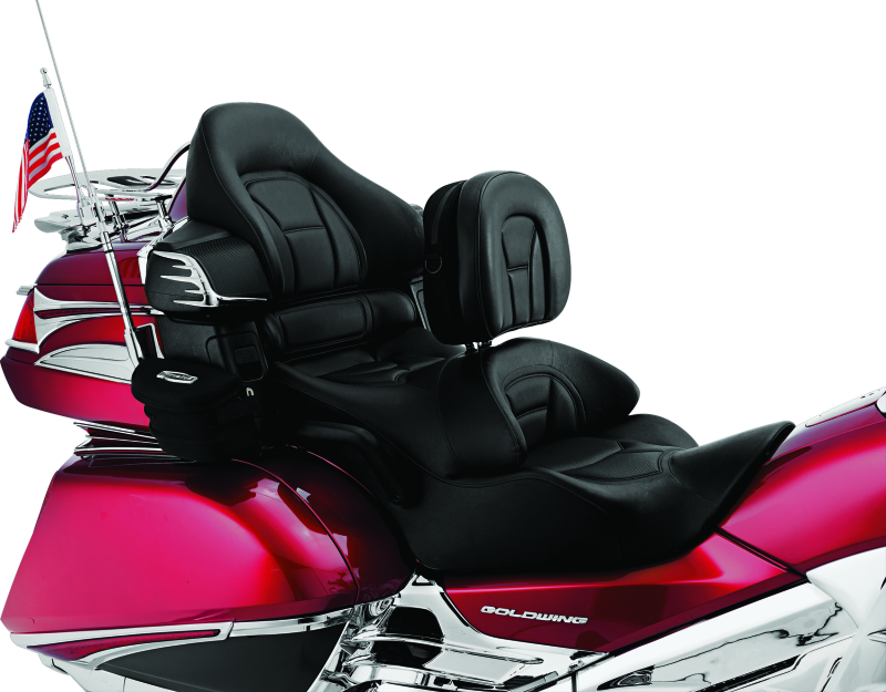 Kuryakyn Plug-N-Go Driver Backrest With Pouch 8931