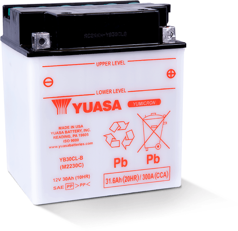 Yuasa YB30CL-B Yumicron CX 12 Volt Battery YUAM2230CTWN