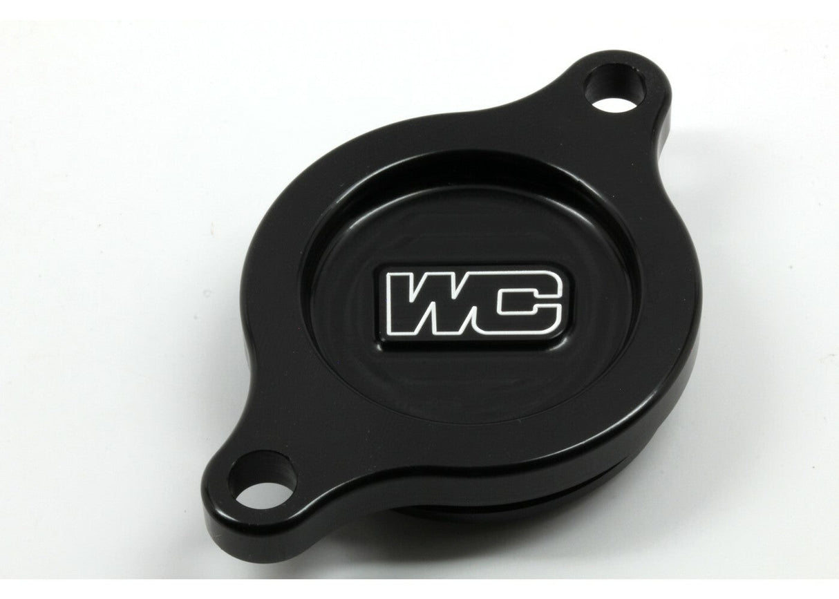 WORKS Oil Filter Cover Black Suz 27-140