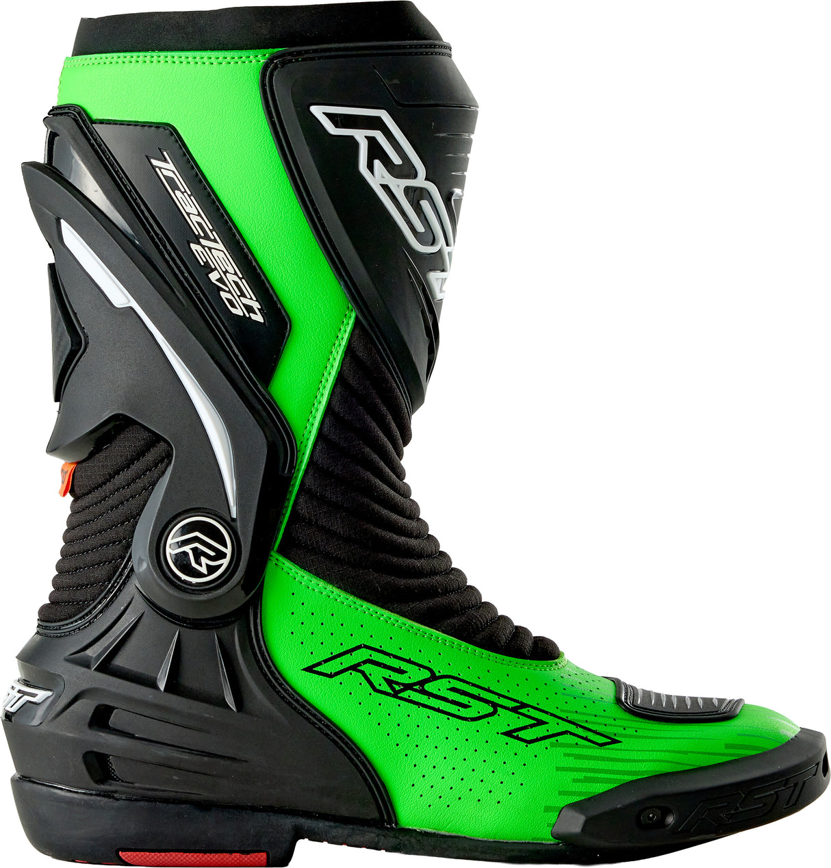 RST Tractech Evo D3o Boot Black/Flo Green 7 103700F.GRN-40
