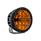 Rigid Industries 360-Series 6in SAE Fog w/ Amber PRO Lens - White (Pair) 36210