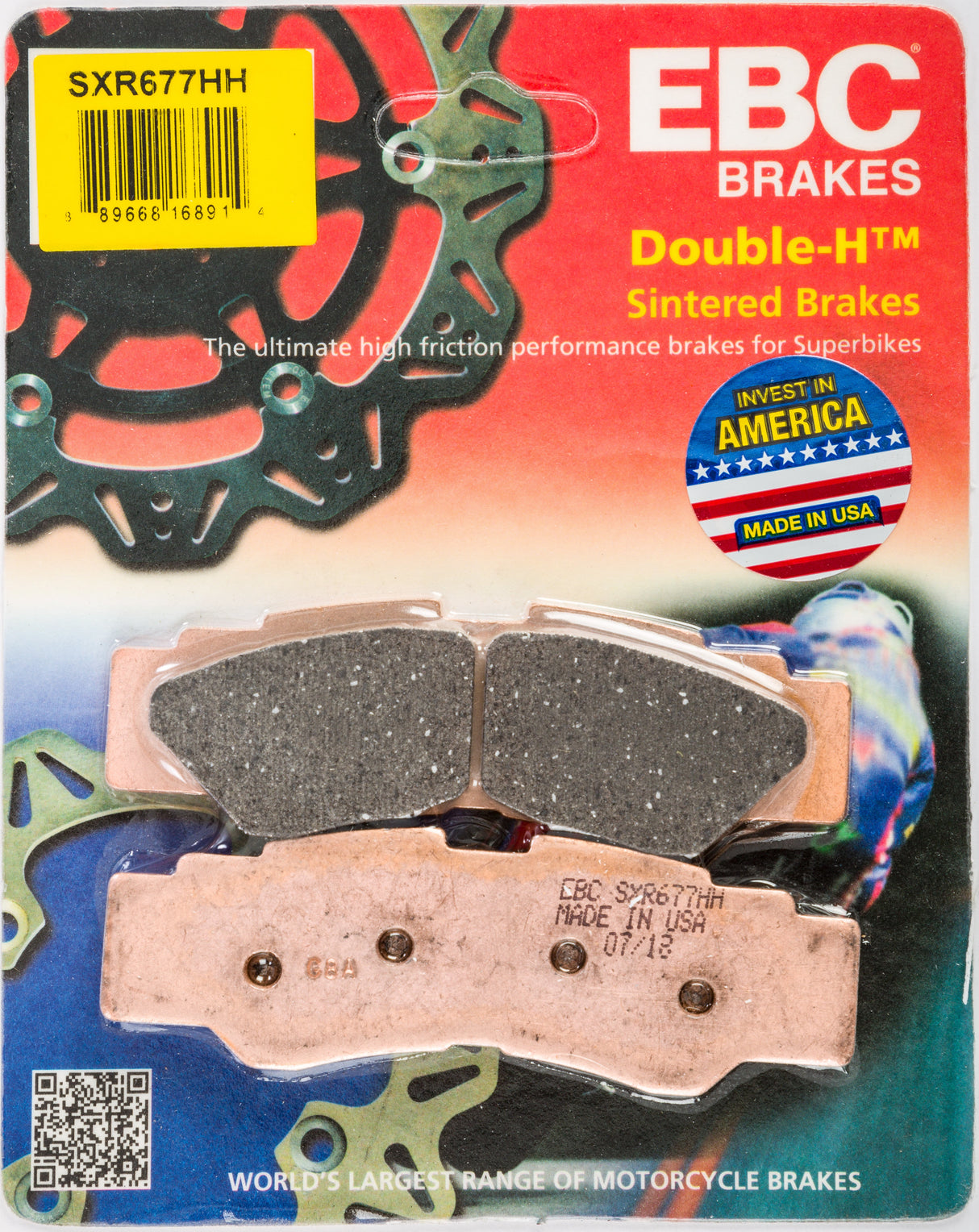 EBC Brake Pads Sxr677hh Sintered Sxr Series SXR677HH