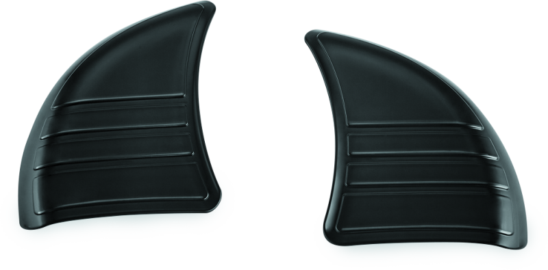 Kuryakyn Tri-Line Inner Fairing Cover Plates Gloss Black 6979