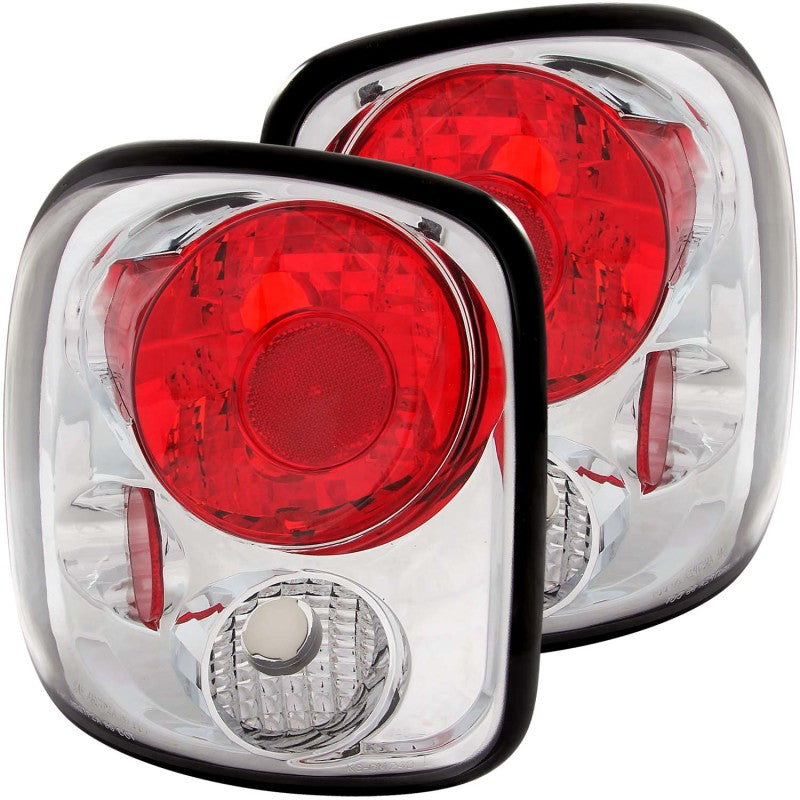 ANZO 1999-2004 Chevrolet Silverado Taillights Chrome 211026