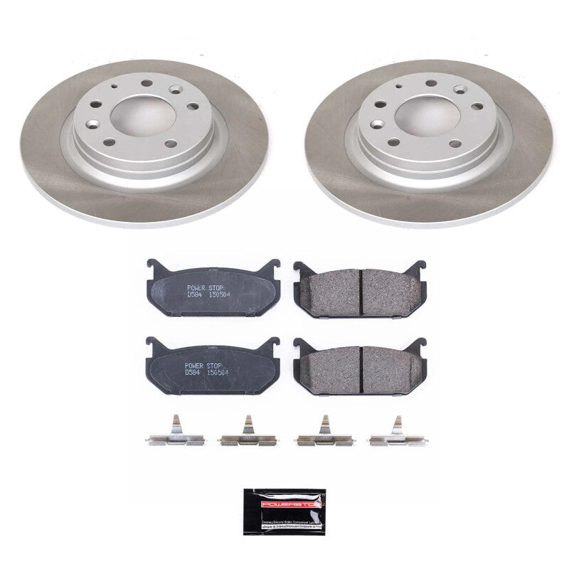 Power Stop 98-02 Mazda 626 Rear Semi-Coated Rotor Kit