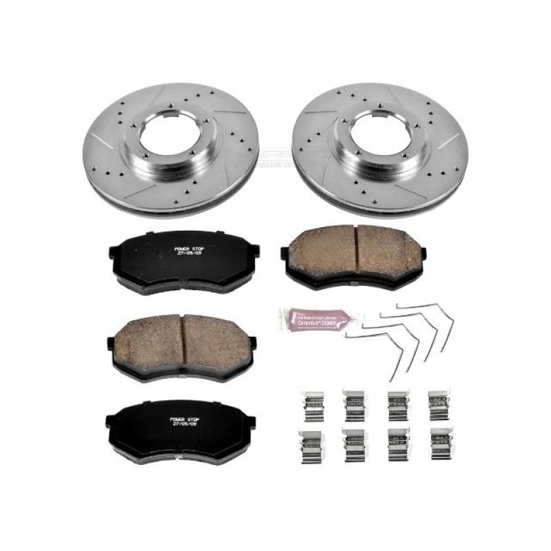 Power Stop 95-04 Toyota Tacoma Front Z23 Evolution Sport Brake Kit