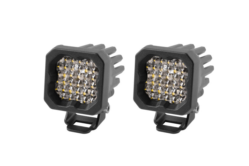 Diode Dynamics Stage Series C1 LED Pod Pro - White Flood Standard ABL (Pair)