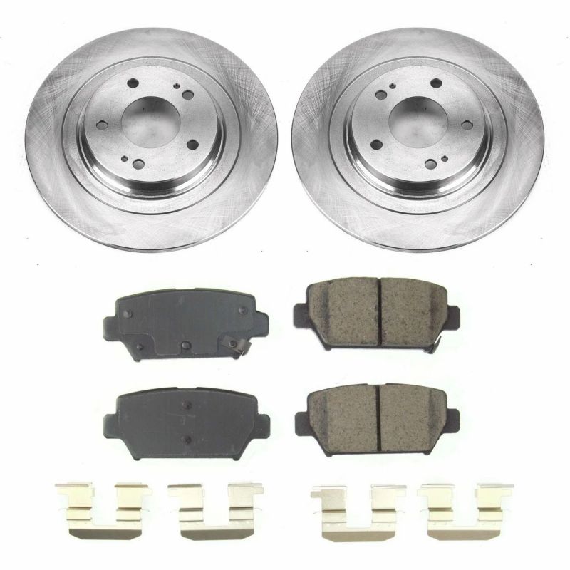 Power Stop 2018 Mitsubishi Eclipse Cross Rear Autospecialty Brake Kit