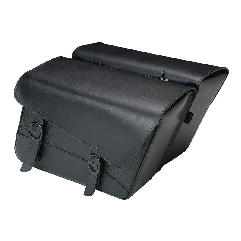 Willie & Max Universal Black Jack Large Slant Saddlebag Set (16 in L x 11 in H x 6.5 in W) - Black 59589-00