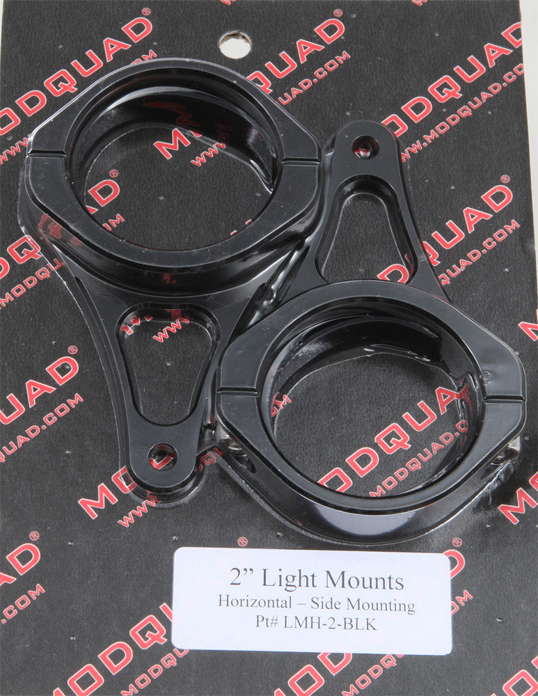 MODQUADMq Light Mnt 2" Horz Mnt BlkLMH-2-BLK