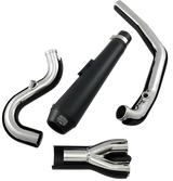 COBRA El Diablo Exhaust - Black - '07-'11 Softail 6484B