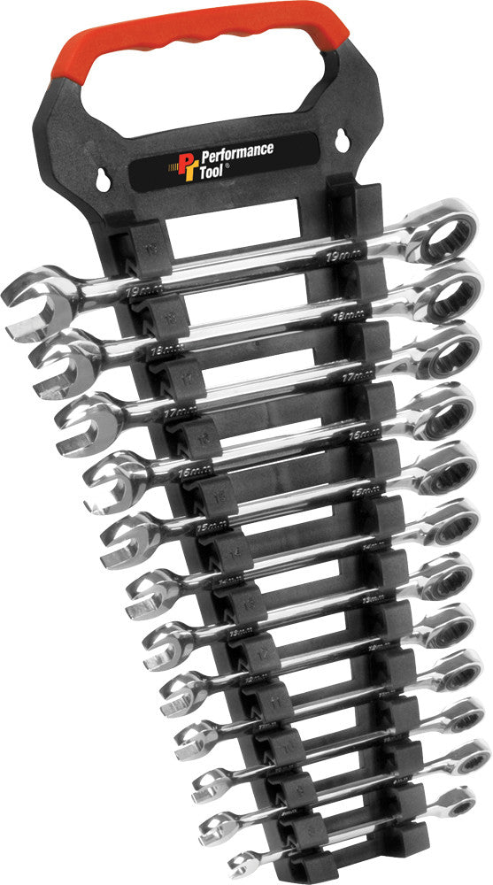 PERFORMANCE TOOL12 Pc Met Ratchet Wrench SetW30642