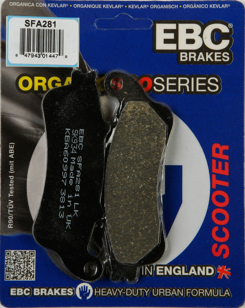 EBC Brake Pads Sfa281 Organic SFA281