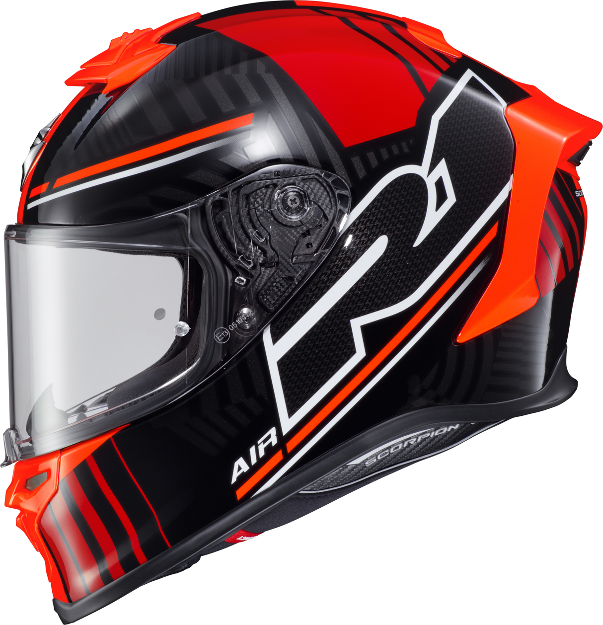 SCORPION EXO Exo-R1 Air Full Face Helmet Juice Red 3x R1-1228