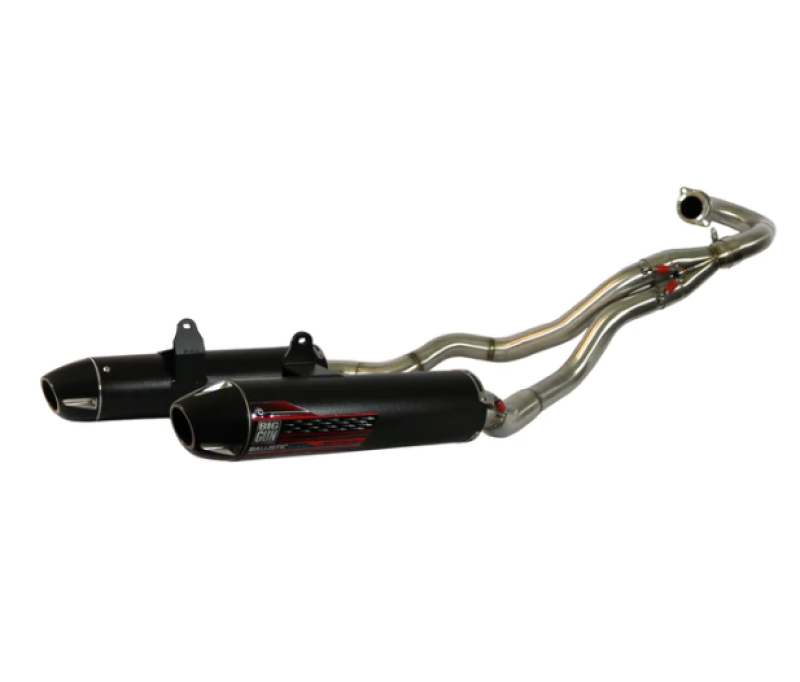 Big Gun 15-23 Yamaha RAPTOR 700 Ballistic Series Dual Full System Exhaust 08-3673