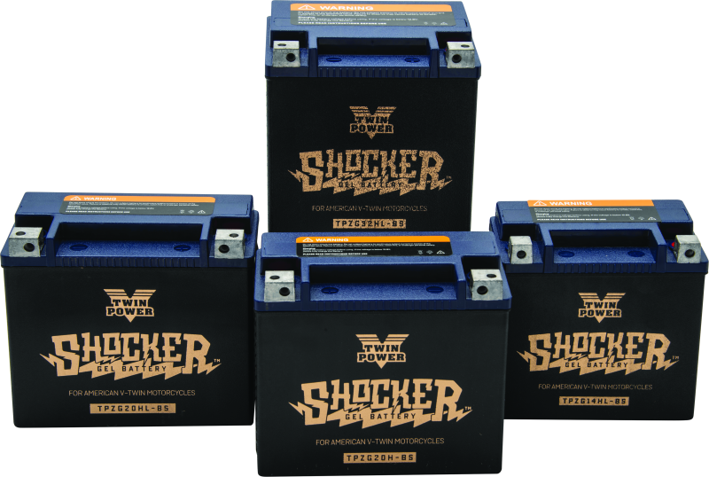 Twin Power YTX-14L Shocker Gel Battery Replaces H-D 65958-04 781232