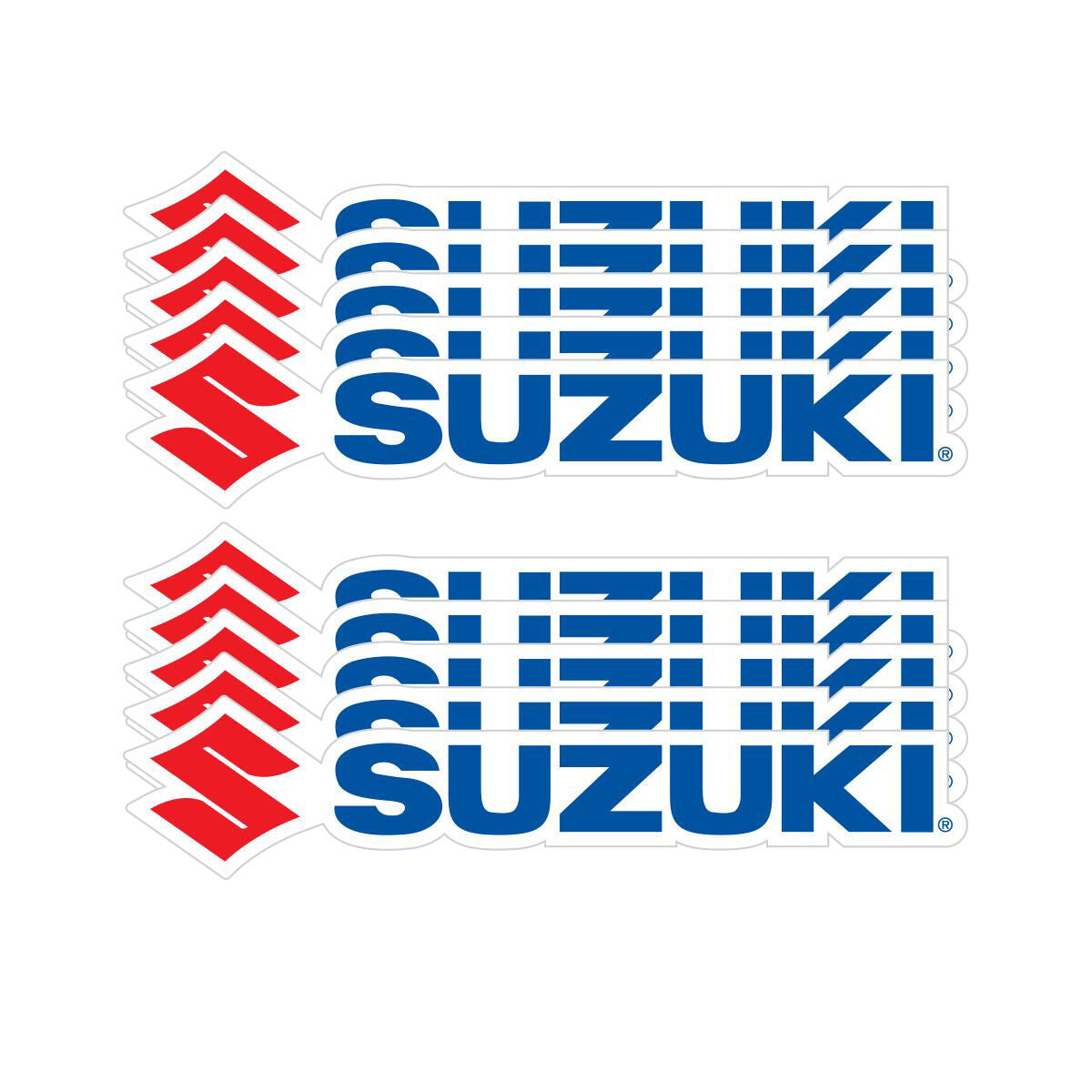 D-COR 6" Suzuki Decal 10 Pk 40-40-107