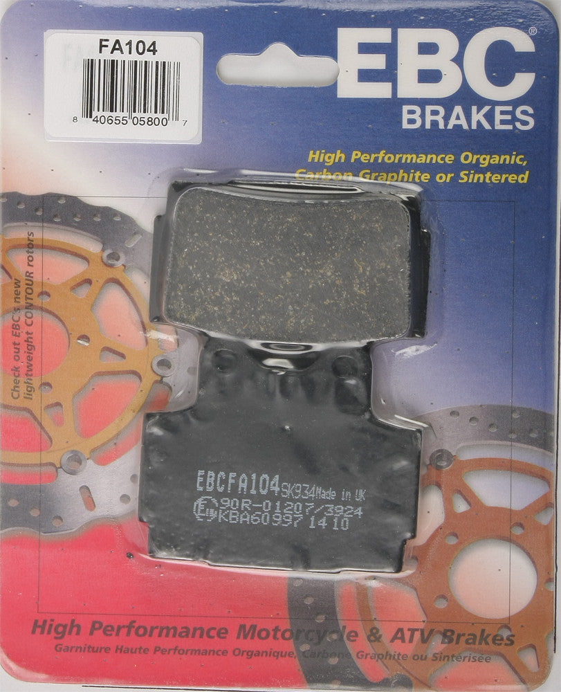 EBC Brake Pads Fa104 Organic FA104