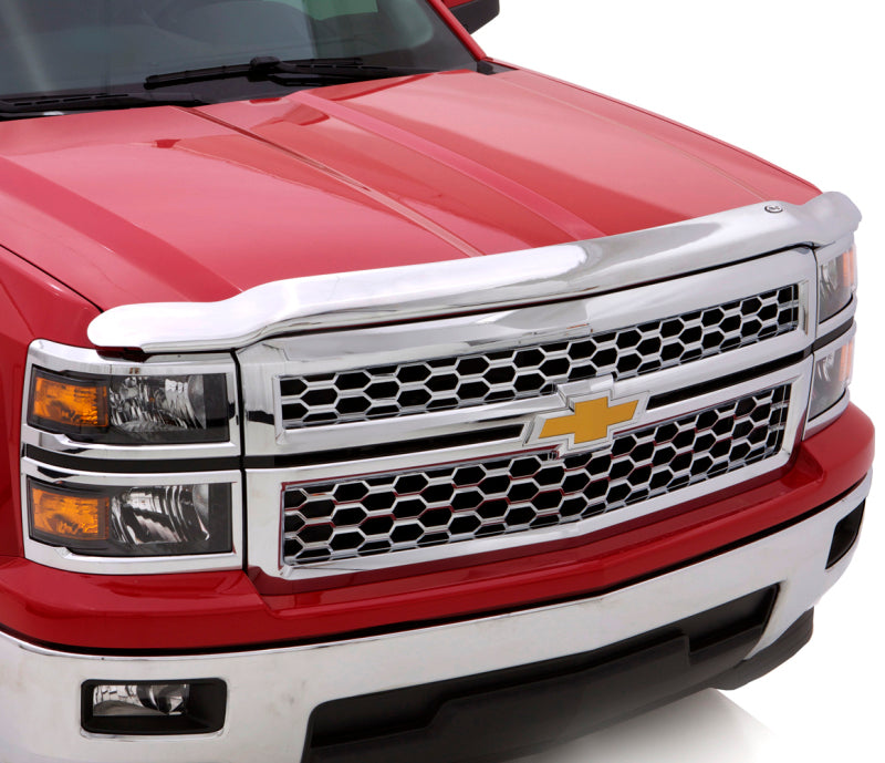 AVS 15-18 GMC Canyon High Profile Hood Shield - Chrome 680556